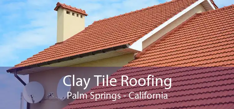 Clay Tile Roofing Palm Springs - California