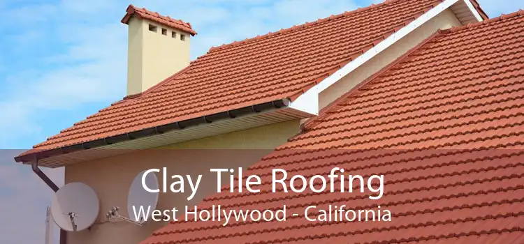Clay Tile Roofing West Hollywood - California
