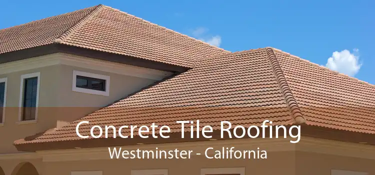 Concrete Tile Roofing Westminster - California