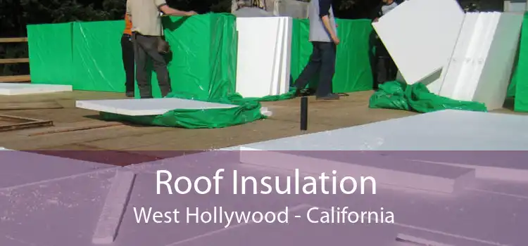Roof Insulation West Hollywood - California