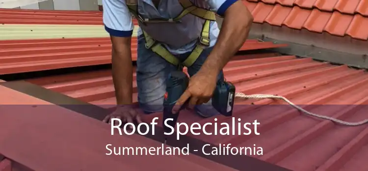 Roof Specialist Summerland - California