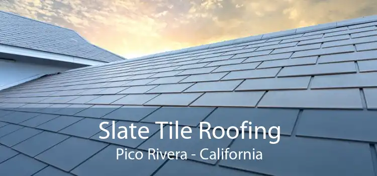 Slate Tile Roofing Pico Rivera - California