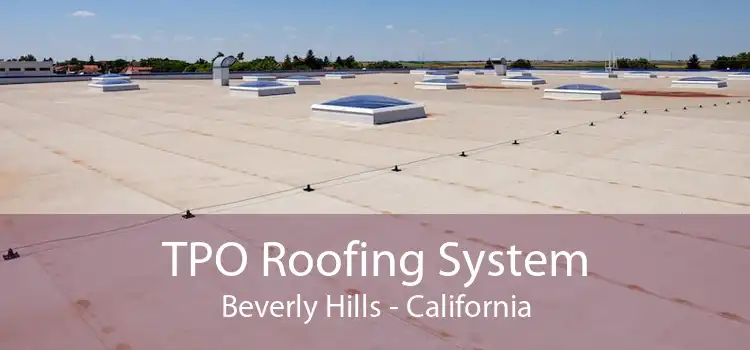 TPO Roofing System Beverly Hills - California