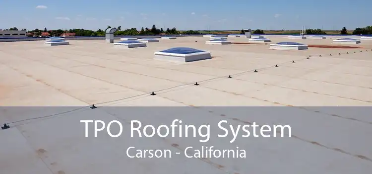 TPO Roofing System Carson - California