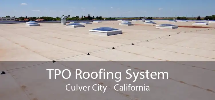 TPO Roofing System Culver City - California