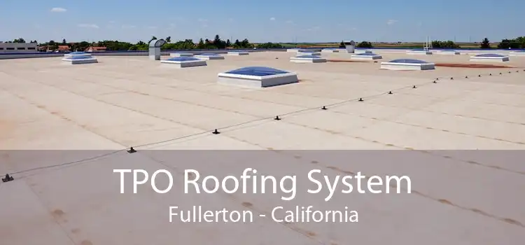 TPO Roofing System Fullerton - California
