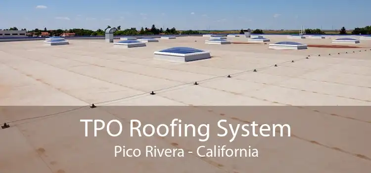 TPO Roofing System Pico Rivera - California