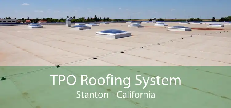 TPO Roofing System Stanton - California