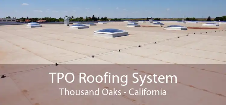 TPO Roofing System Thousand Oaks - California